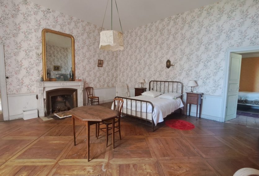 Château du XVIIe avec maison annexe et dépendances sur un domaine de 48 ha.